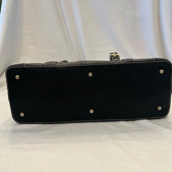 Dooney & Bourke Pebbled Leather Domed Satchel - Picture 6 of 14